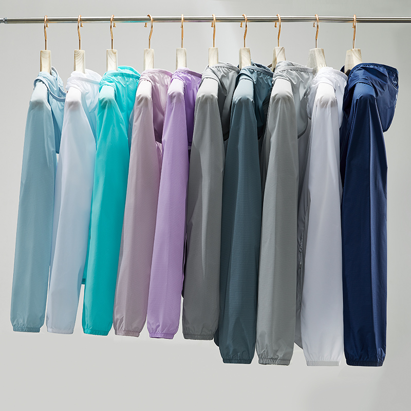 couple style hooded sunscreen clothing breathable portable upf50 for outdoor