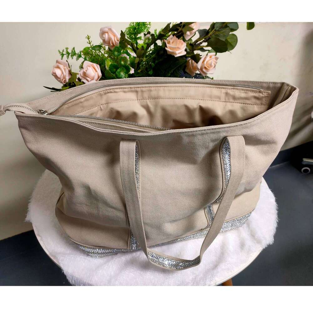 Dame Sacs Retro Large Capacity Canvas One Shoulder Bags For Women 2025 Fashion Casual Ladies Handbag Shopping Bag No