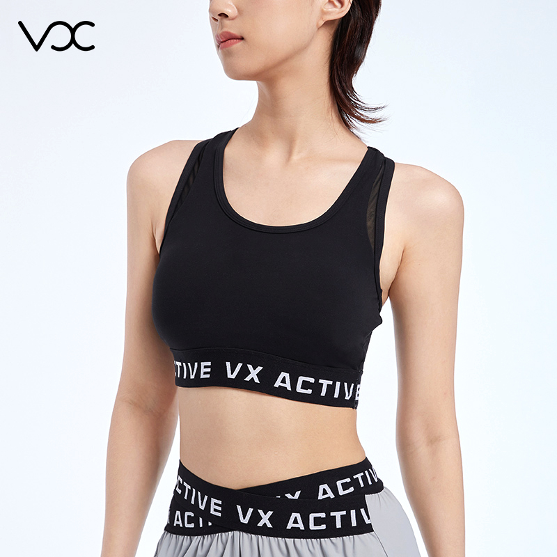 High Support Sports Bra with Wide Side Panels for Concealed Spillage Yoga wider side panel design