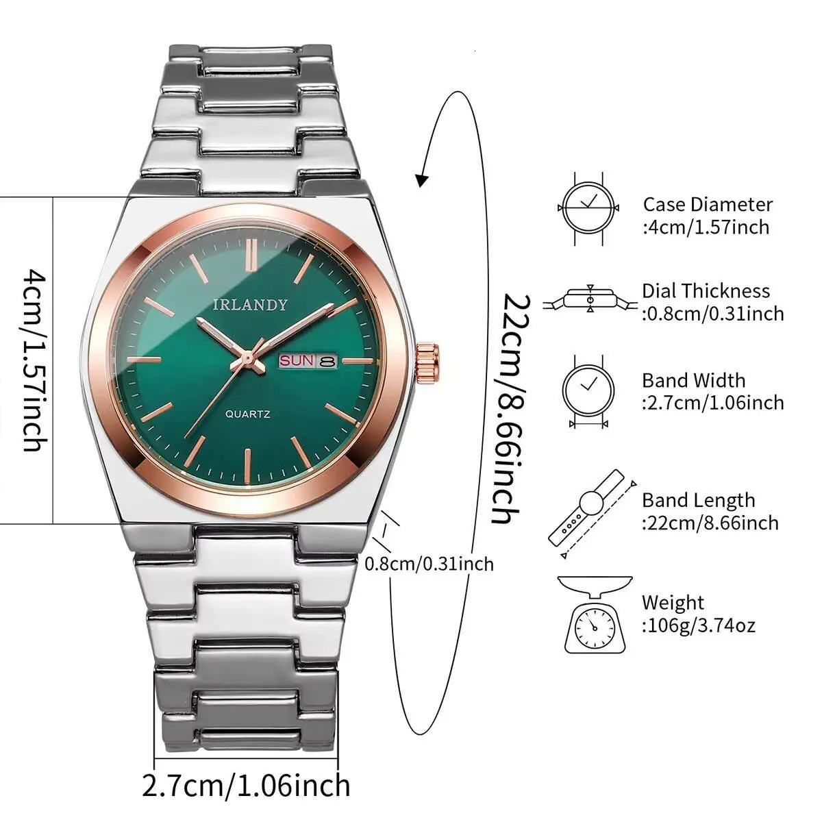 Fashion Mens Calendar Quartz Watch Men Business Watches For Mens Clock Reloj HombreWithout Box 250901