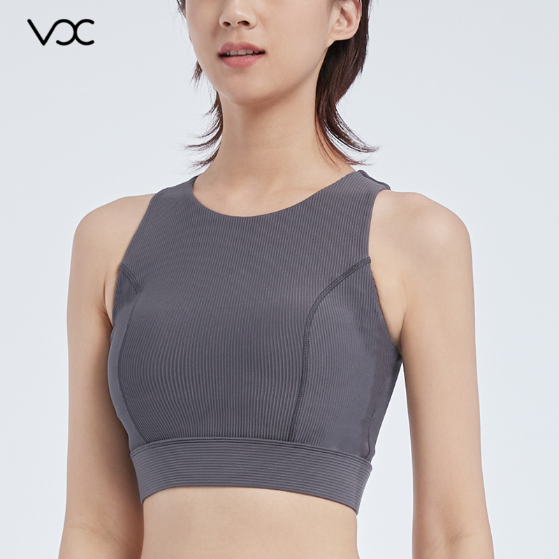 Mid-to-High Neckline Sports Bra No More Worries About Exposure, Extended Fit