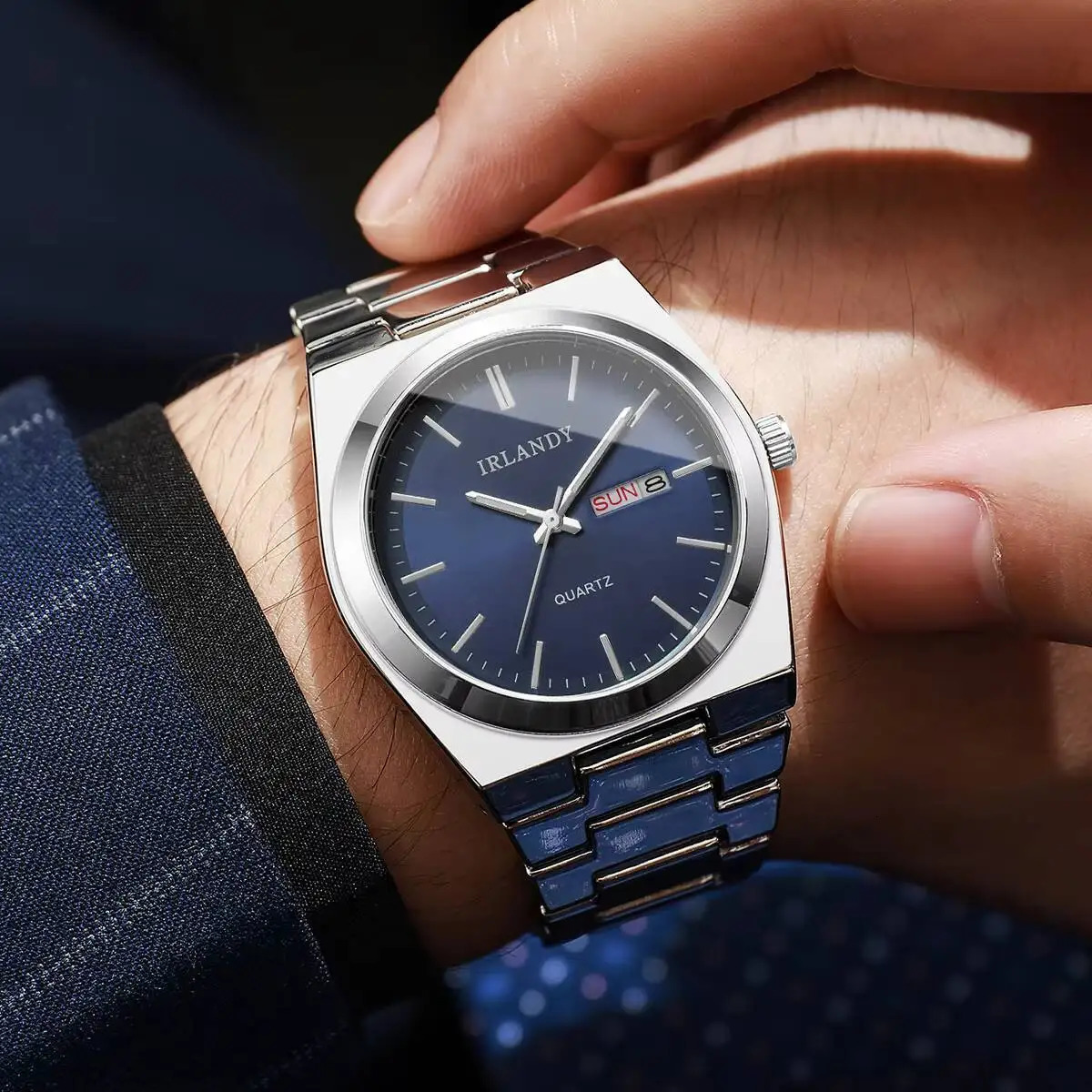 Fashion Mens Calendar Quartz Watch Men Business Watches For Mens Clock Reloj HombreWithout Box 250901