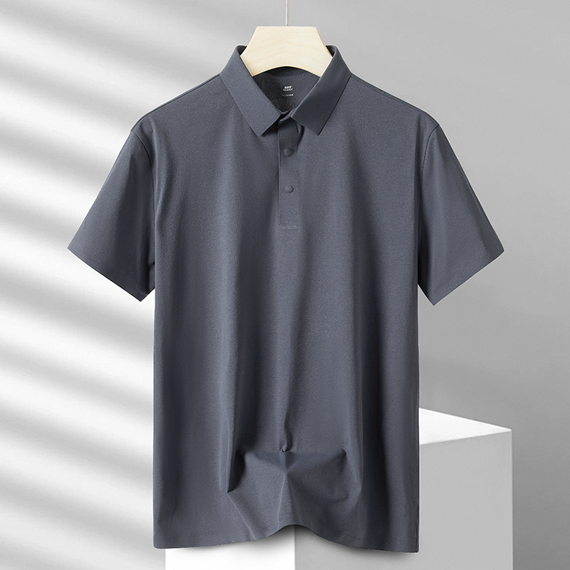 textured couple polo shirt moisture wicking breathable