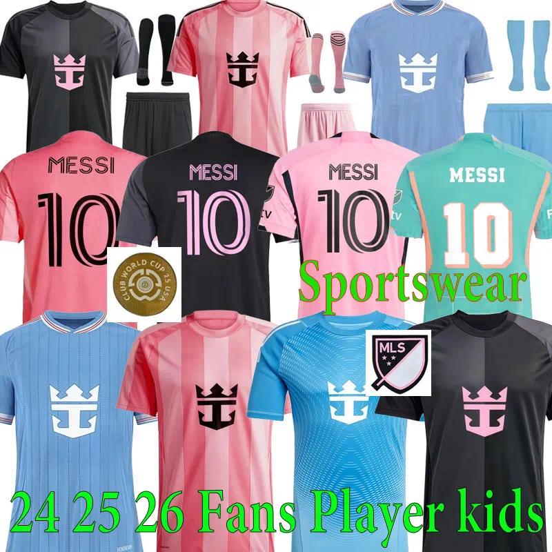 24 25 26 Inters MESSIS Soccer Jerseys Miamis Fans Player SUAREZ Football Shirt 2024 2025 2026 HIGUAIN TRAPP PELLEGRINI Martinez FC CARRANZA PIREZ MORGAN men kids Kit