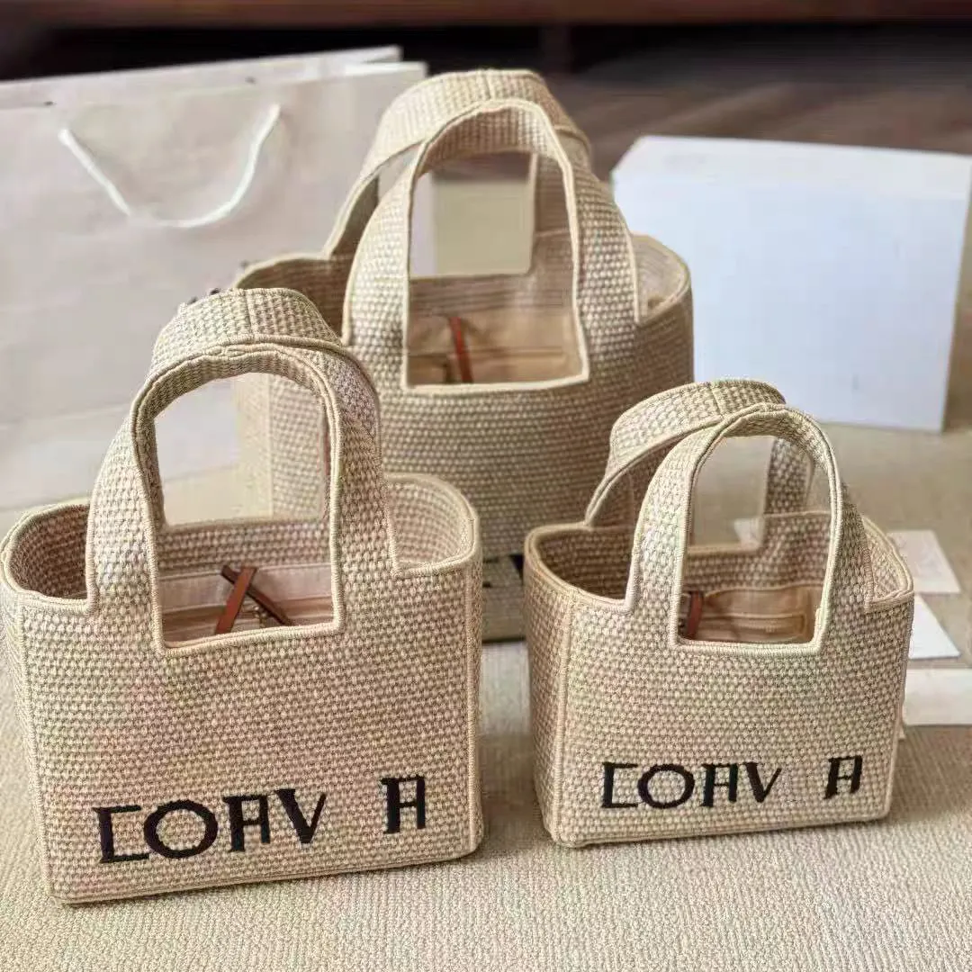 Beach bag Straw bag Designer Bag Tote Bag Handbags 10A High Women's vacation bag Luxury Handbags Straw Square Multicolor Handbags Large Capacity Bags HOT