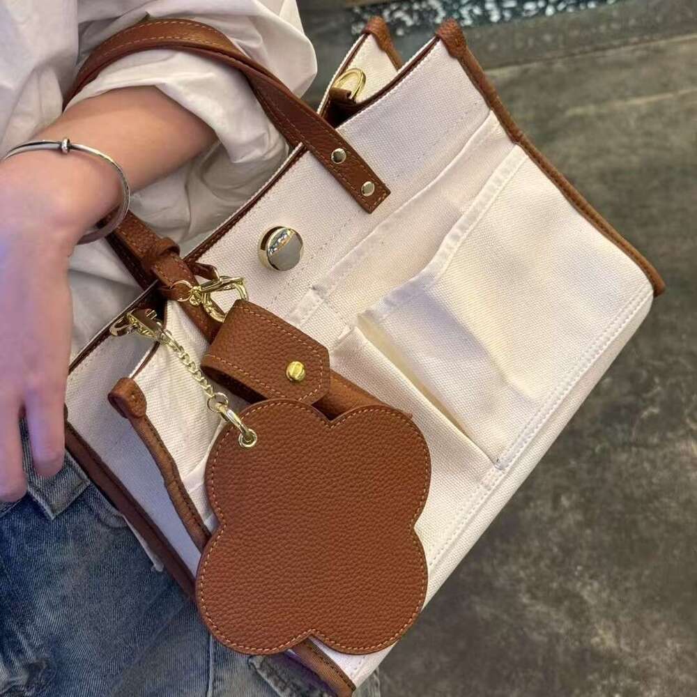 Designer Bag Tote Bag Shoulder Bag 2025 New Handheld Tote Canvas And Leather Fashion Commuter Women's Large Capacity Single Shoulder Crossbody Ba