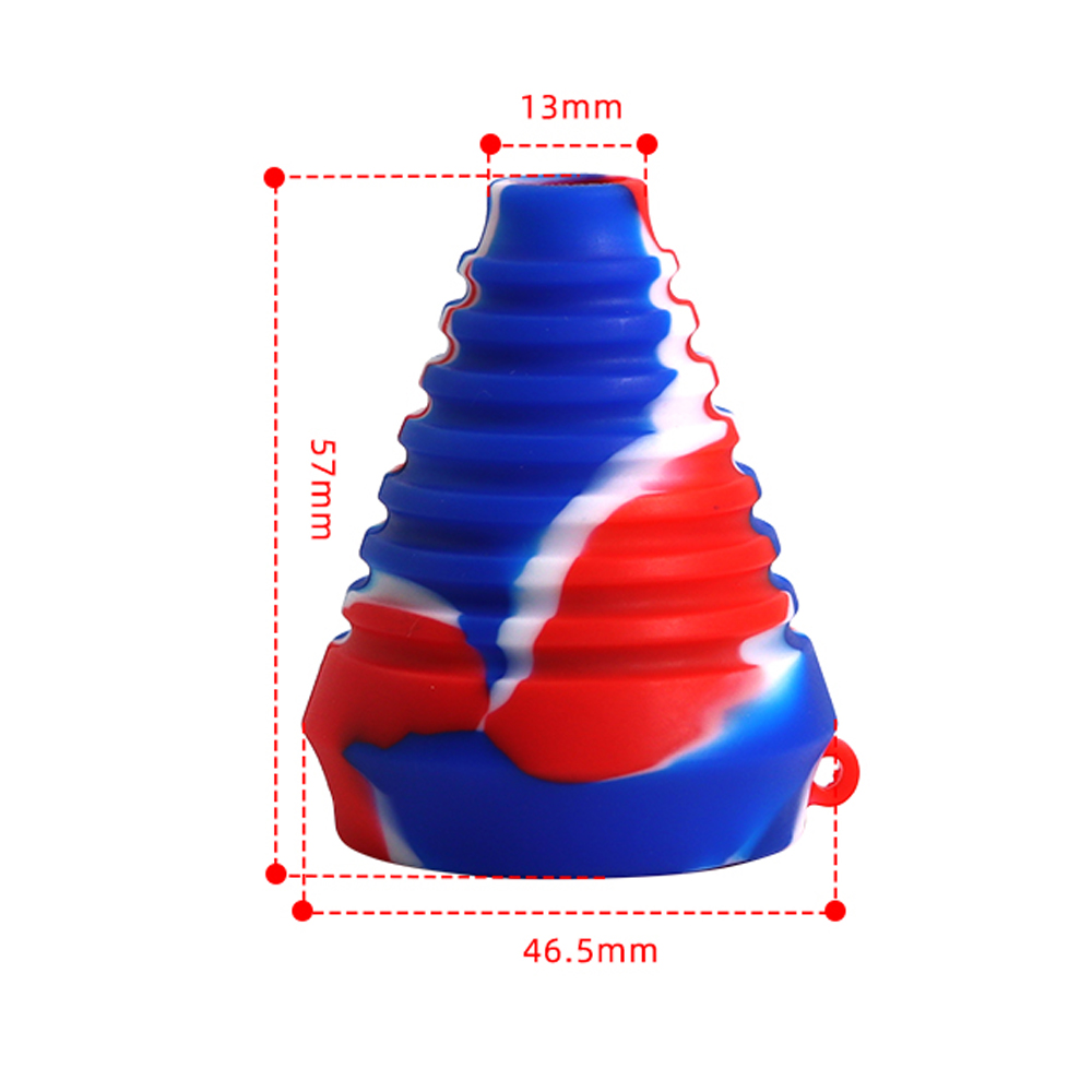 Silicone water bong Nozzle Smoking pipes Nozzle Funnel MouthPiece Filter Suction Nozzle Smoking Accessories Silicone filter For Tobacco bongs