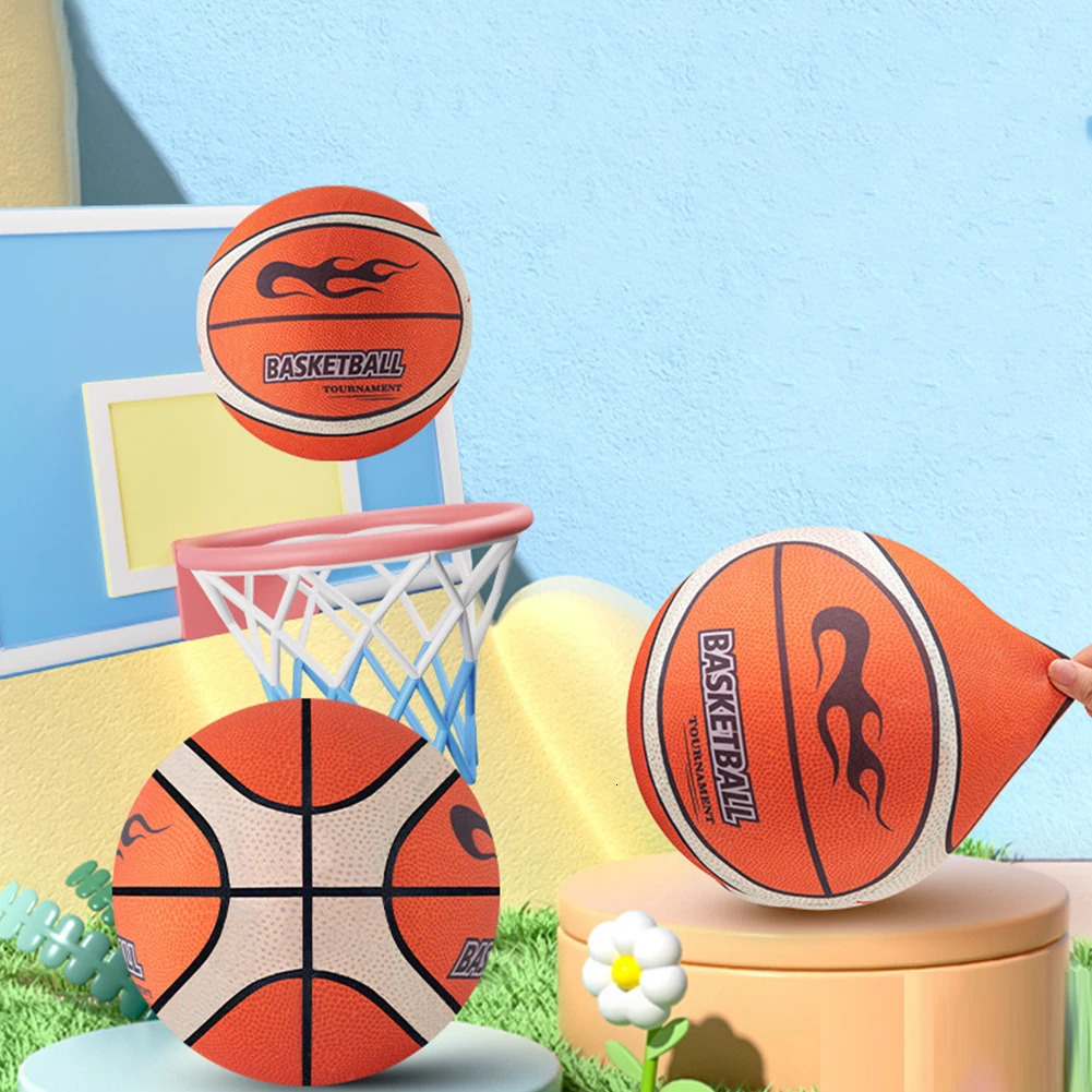 182124cm Silent Basketball HighResilience Training Foam Ball Size 357 No Noise Basketball for Various Indoor Activities 250901