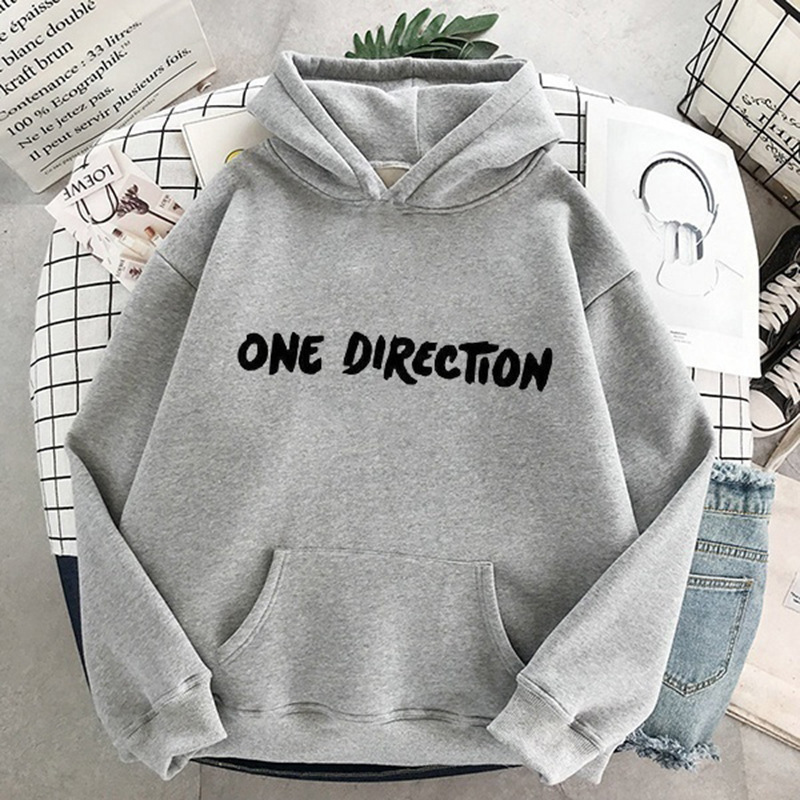 2025 New Fleece-Lined Hoodie Sweatshirt Fall/Winter Couple's Tops Loose Fit Letter Print - CJ2209L22