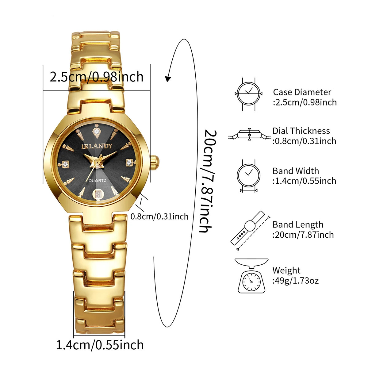 Women Watches Fashion Small Dial Quartz Watch Ladies Calendar Wristwatches Reloj MujerWithout Box 250901