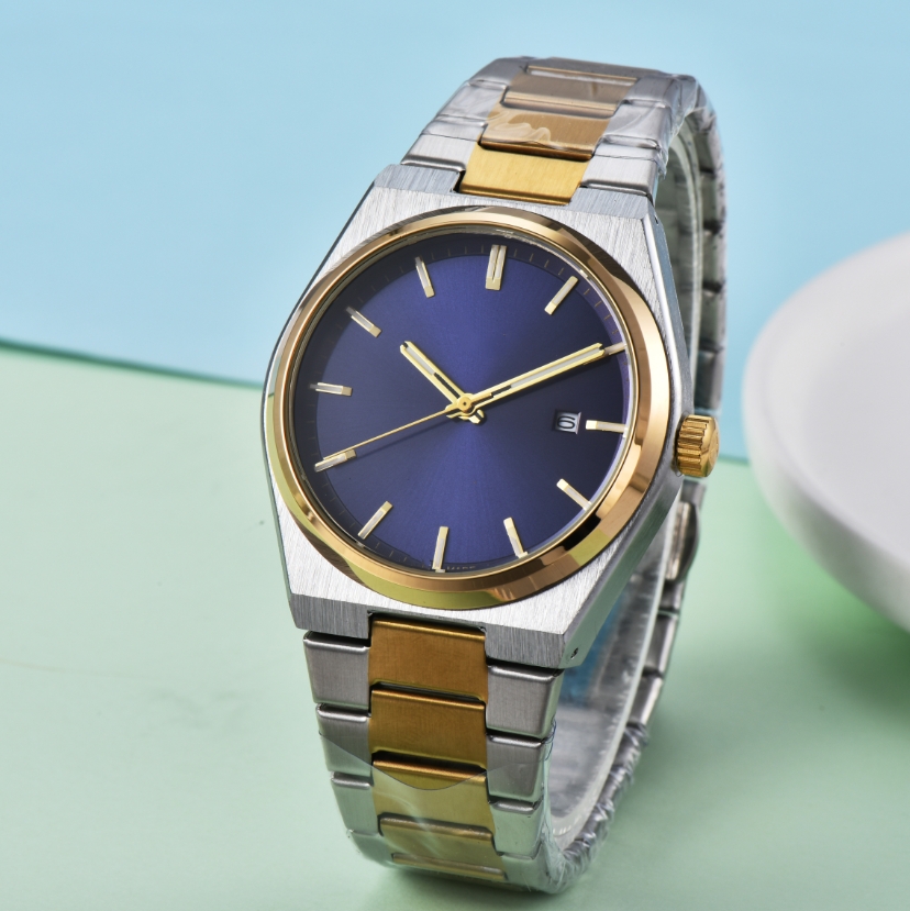 Design Mens Watches TS 1853 PRX Chronograph automatic mechanical Movement Watches Male Clock Luxury Business Wristwatch Designer for Men Watch montre de luxe #123