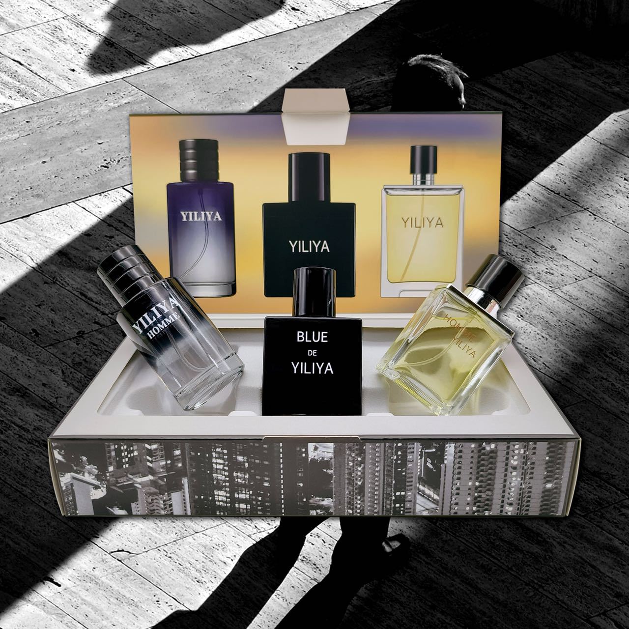 Designer Perfume Explosive Women's Perfume Set Lasting Light Fragrance Fresh Affordable Men's Cologne Perfume Gift Box Fast Shipping