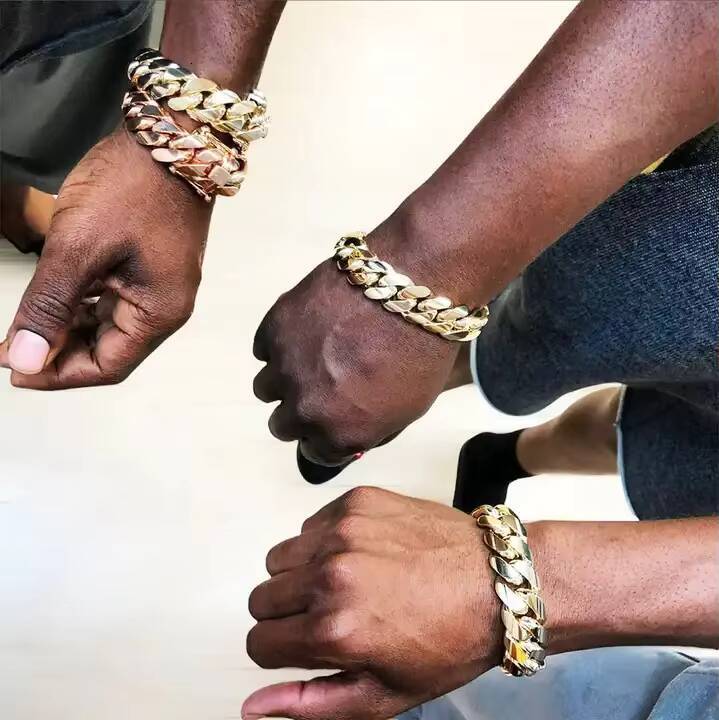 Custom Size Necklace HipHop Jewelry 12mm Link Chain 10k 14k 18k Gold Miami Cuban Chain With