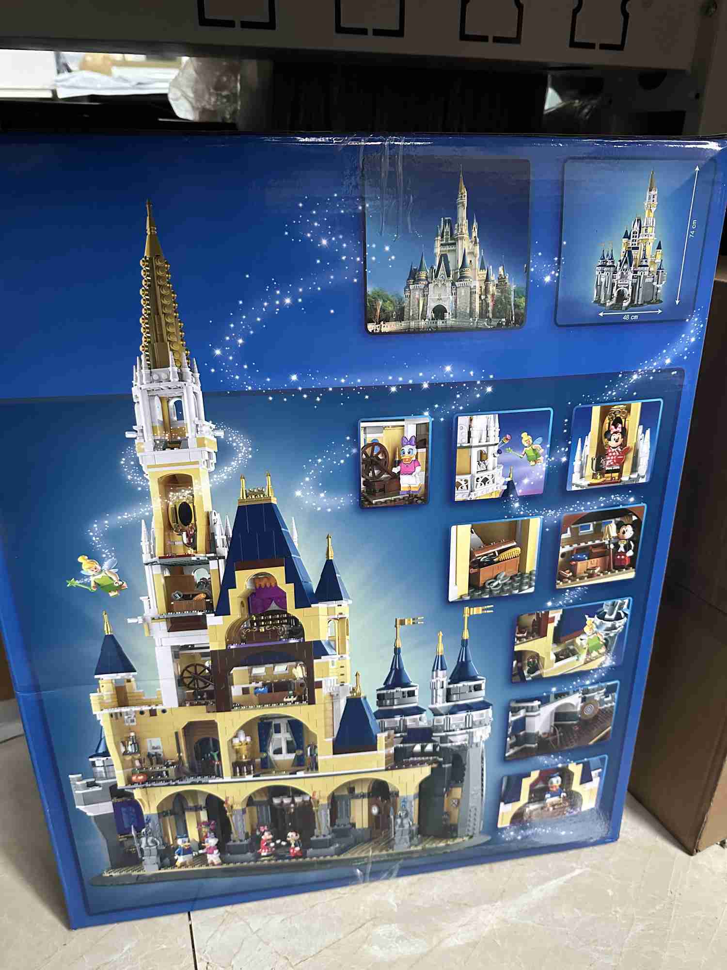 DISNEY 4837Pcs The Castle Princess Movie Model Bricks Building Blocks Creative Sets Adults Toys Christmas Gifts for Girls W20250630