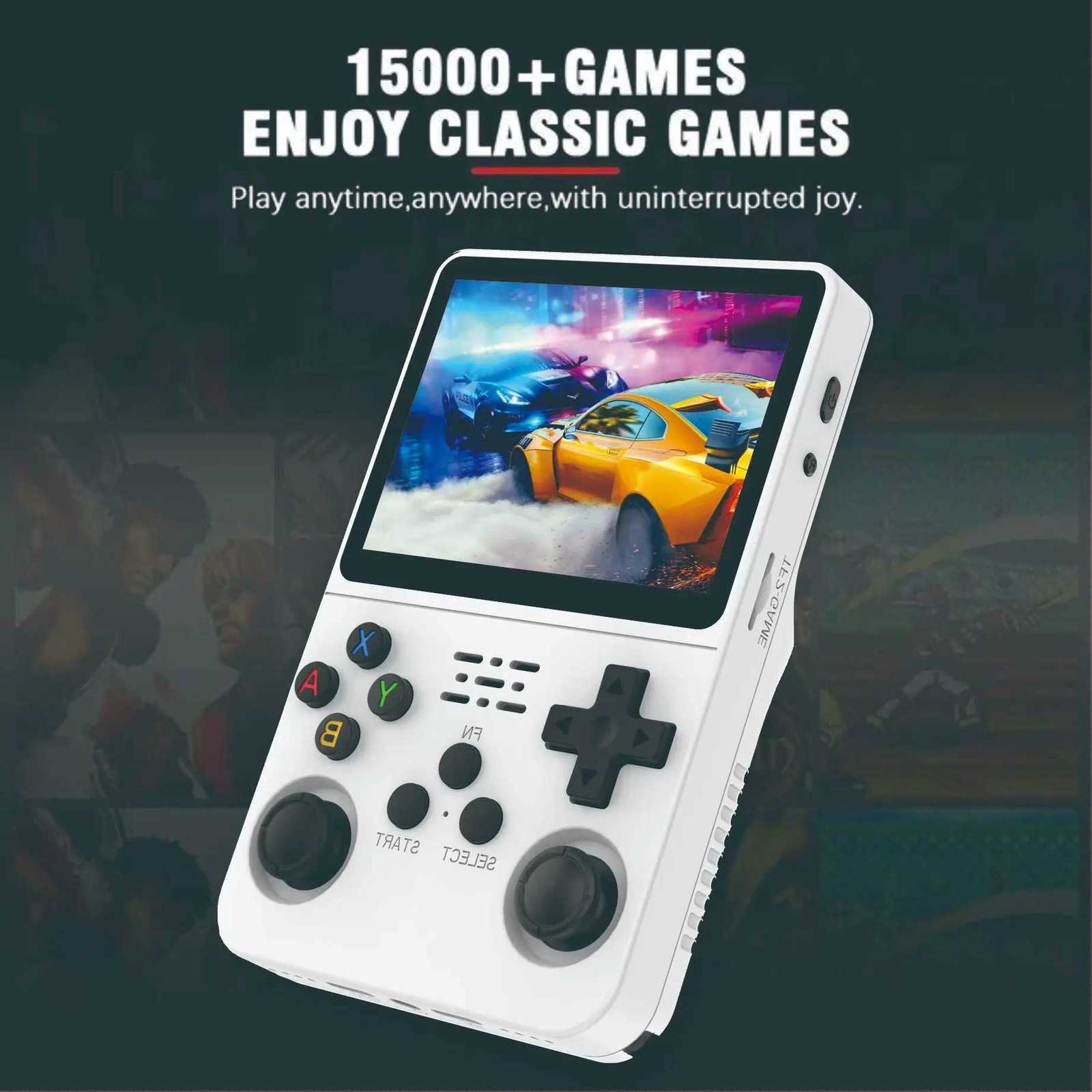 Retro R36S Handheld Video Game Console 35 Inch IPS Sn 128GB Preloaded Games Portable Pocket Player with Linux System D250901