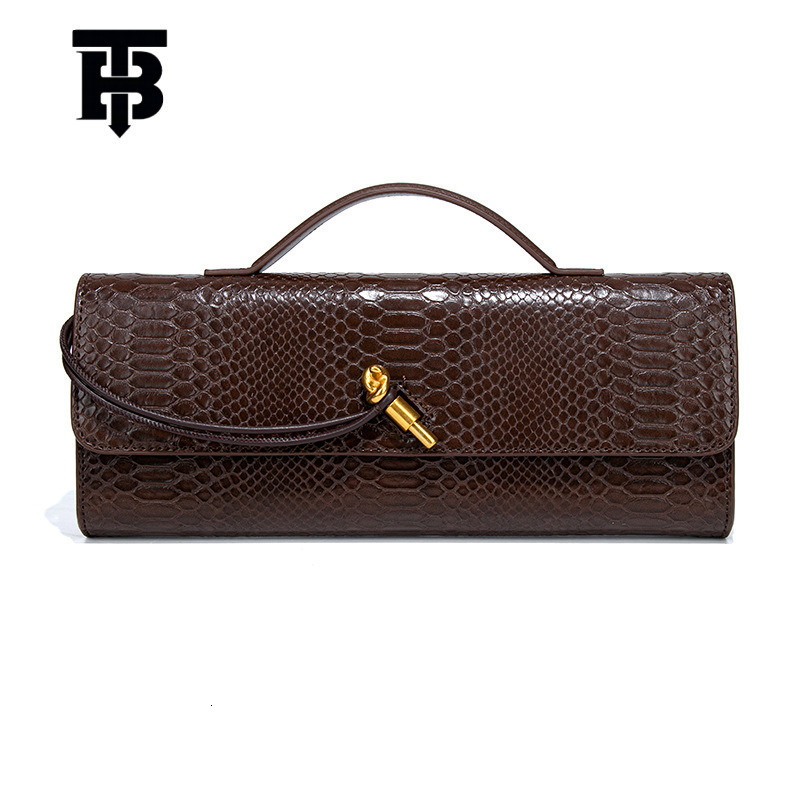 TB BHULAMTE Designer High-end Handheld Evening Dress Women's Bag Stone-patterned Baguette Bag Retro Niche Single-shoulder Crossbody Bag