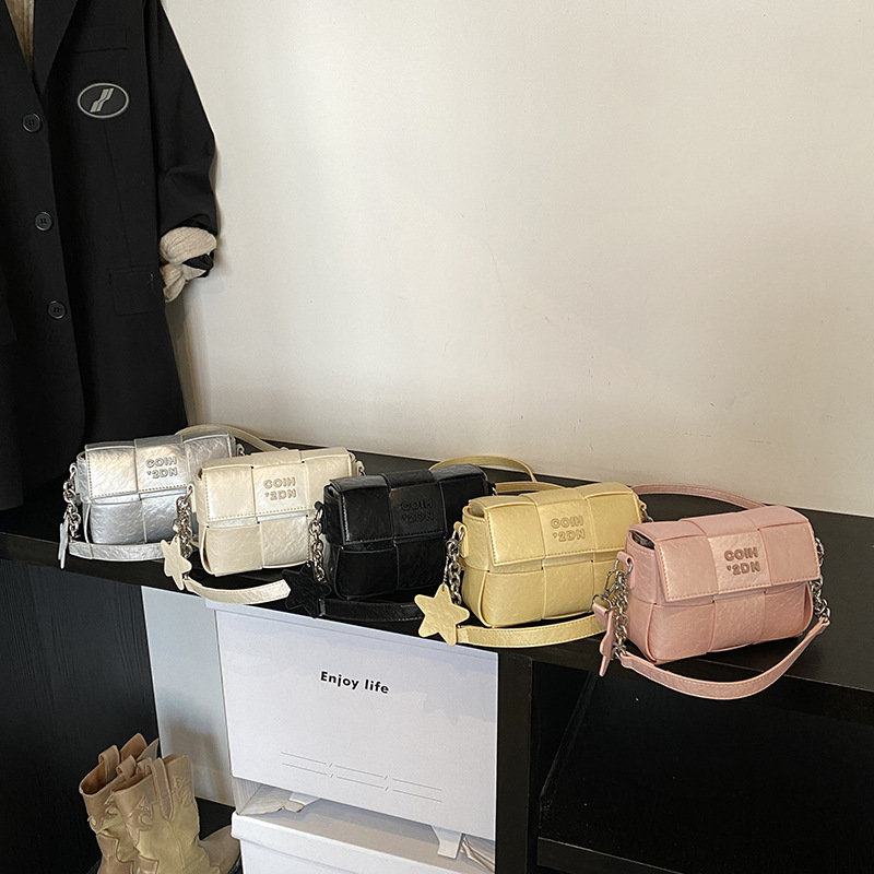 Luxury Bag 2025 New Korean Style Small Square Bag for Women, Niche Design Trendy Crossbody Shoulder Bag Free Shipping