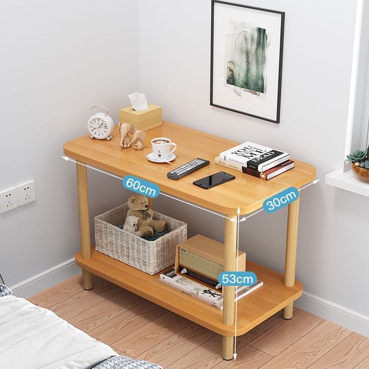 M9014 Small square table for home use Small apartment balcony coffee table Simple double-layer tea table