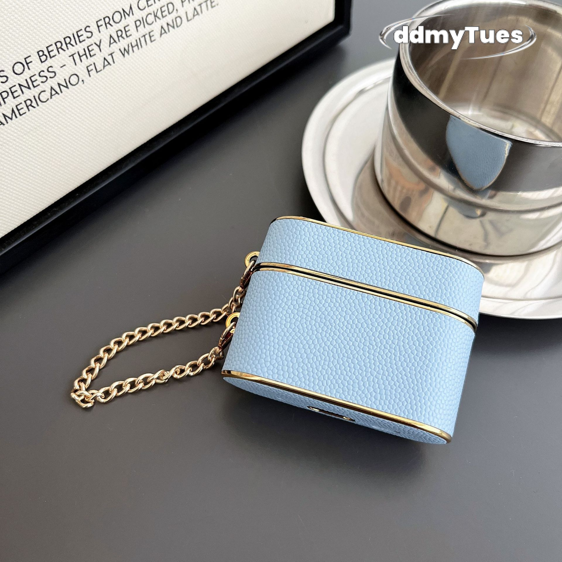 Xiaoxiangfeng Protective Electroplated Leather Apple Case (2/3) - Wireless Bluetooth Chain Earphone Accessories