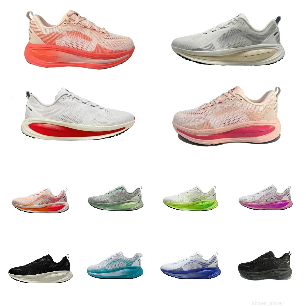 Designer shoes High Quality Women Men Vomero 18 Summit White Coconut Milk Running Echo Pink Black DarkSmoke Grey Dusty Cactus Geode Teal Trainers Sneakers s1