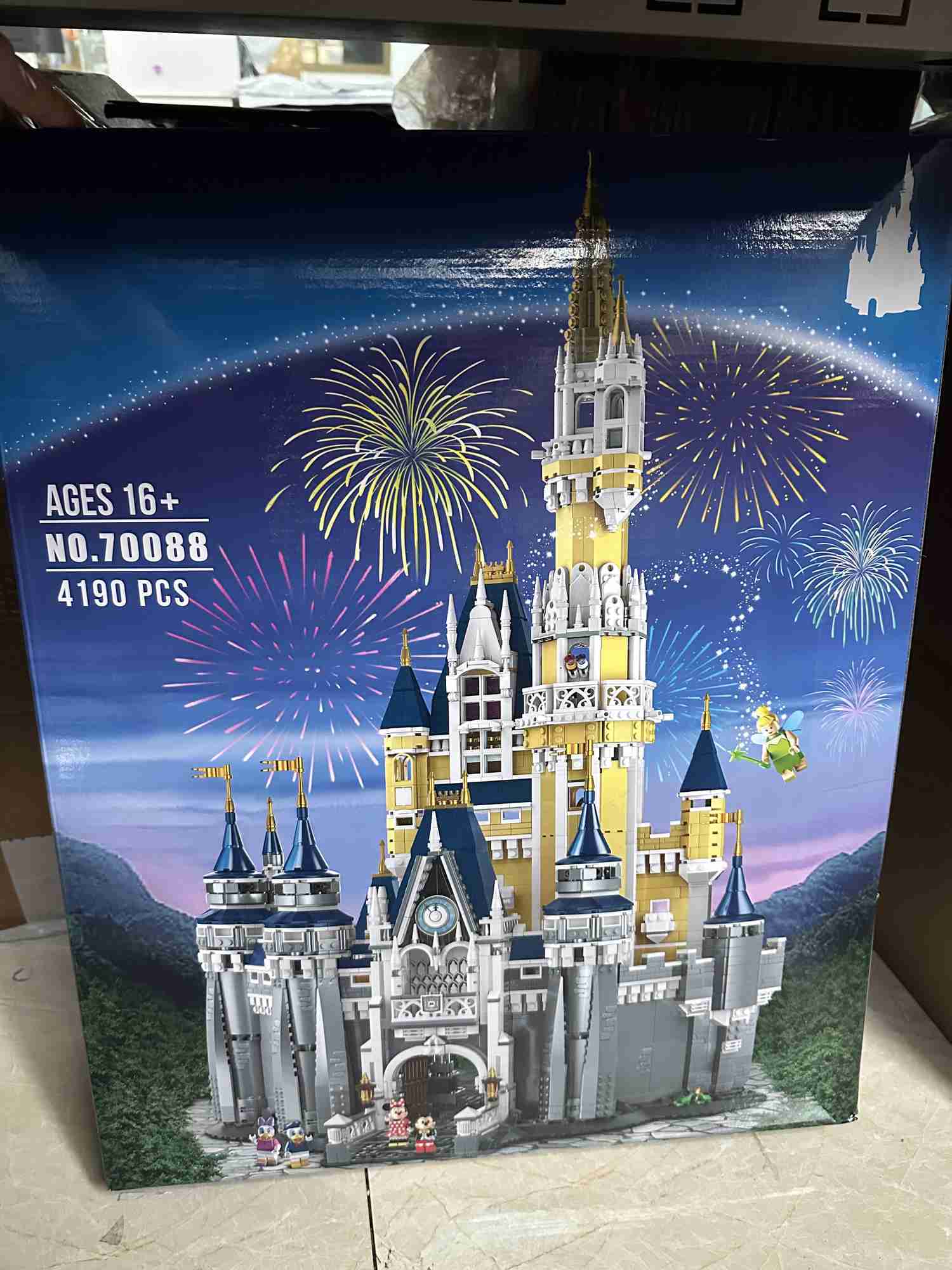 DISNEY 4837Pcs The Castle Princess Movie Model Bricks Building Blocks Creative Sets Adults Toys Christmas Gifts for Girls W20250630