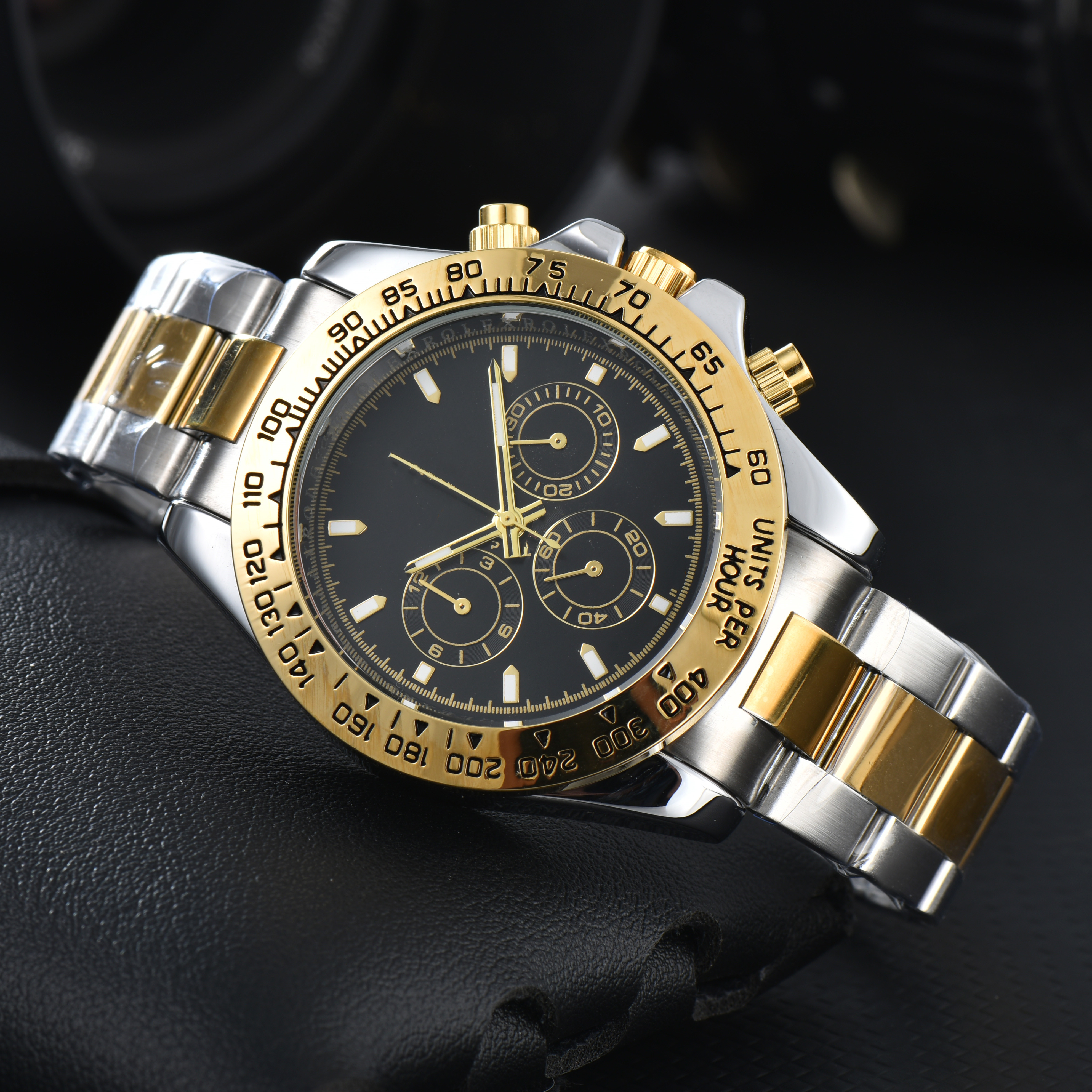 ROL Men women watches quartz mechanical DAYity TONAity High quality luxury ceramic watch classic style stainless steel luminous sapphire Wristwatches #122
