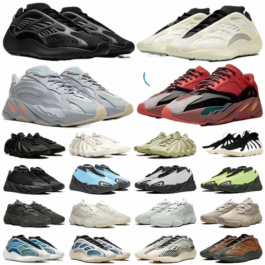 2025 Free delivery 700 sneakers designer shoes running shoes 700s mens women Triple Black White Mauve Fade Carbon chaussure Cream Stone outdoor sports Y0Hc#