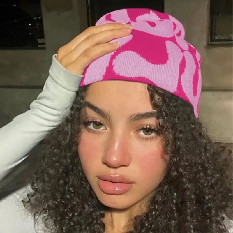 Y2K MEA Culpa Beanies Hat with Rhinestone for Women Men Beanies Hats Hiphop Soft Stretch Warm Knitted Slouchy Cap 250901