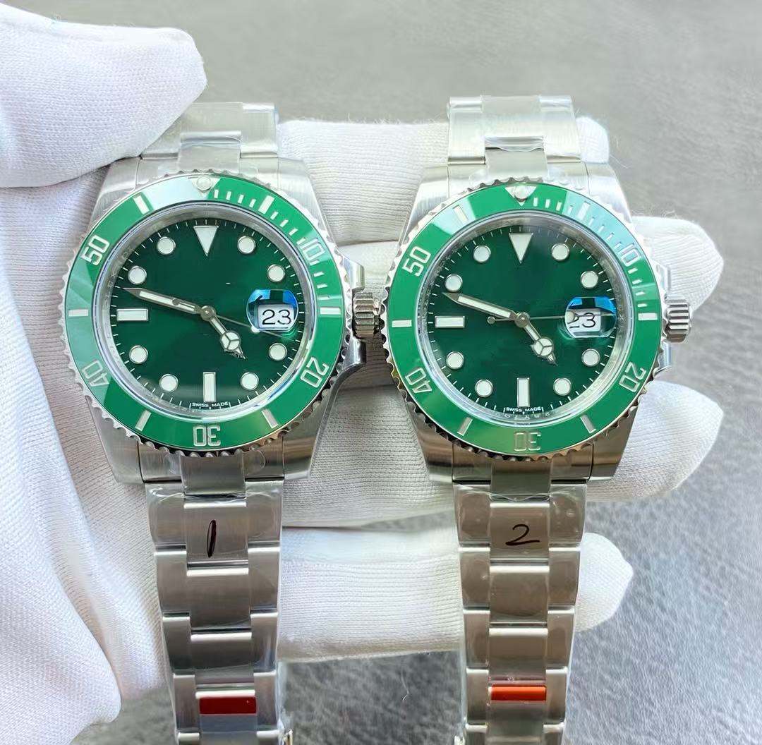 VS Factory Diameter 40MM watch Mechanical DD3135 3130 movement Green ceramic frame 904L Stainless steel strip Sapphire crystal glass Waterproof luminous vsf