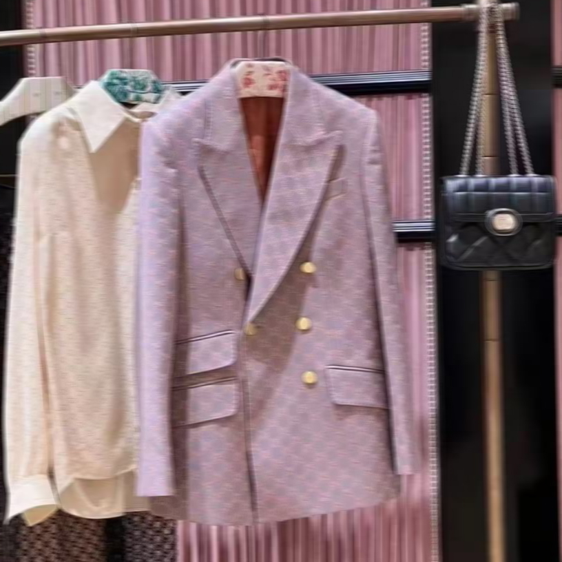 Medigo-171 fashion women suit designer clothes blazer jakcet with full letters spring new released tops