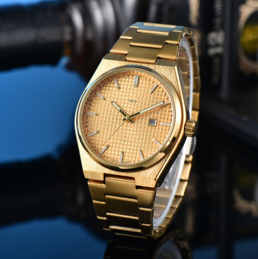 New Design Mens women TS 1853 PRX80 Watches automatic quartz Movement Luxury Business Wristwatch Designer Watches for Men Watch montre de luxe #58