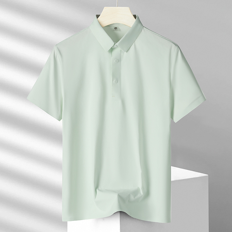 anti wrinkle couple polo shirt custom woven for quality