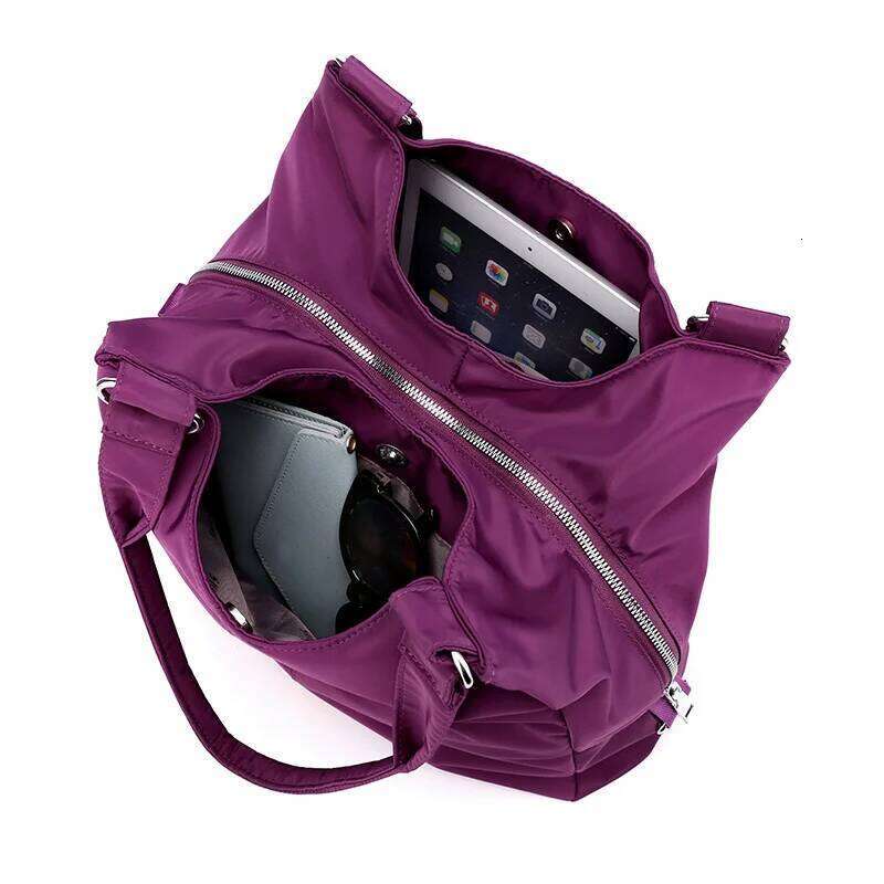 2025 New Casual Women Handbag Waterproof Nylon Shoulder Bag Fashion Design Good Quality Wear-Resistant Big Tote Messenger Bags