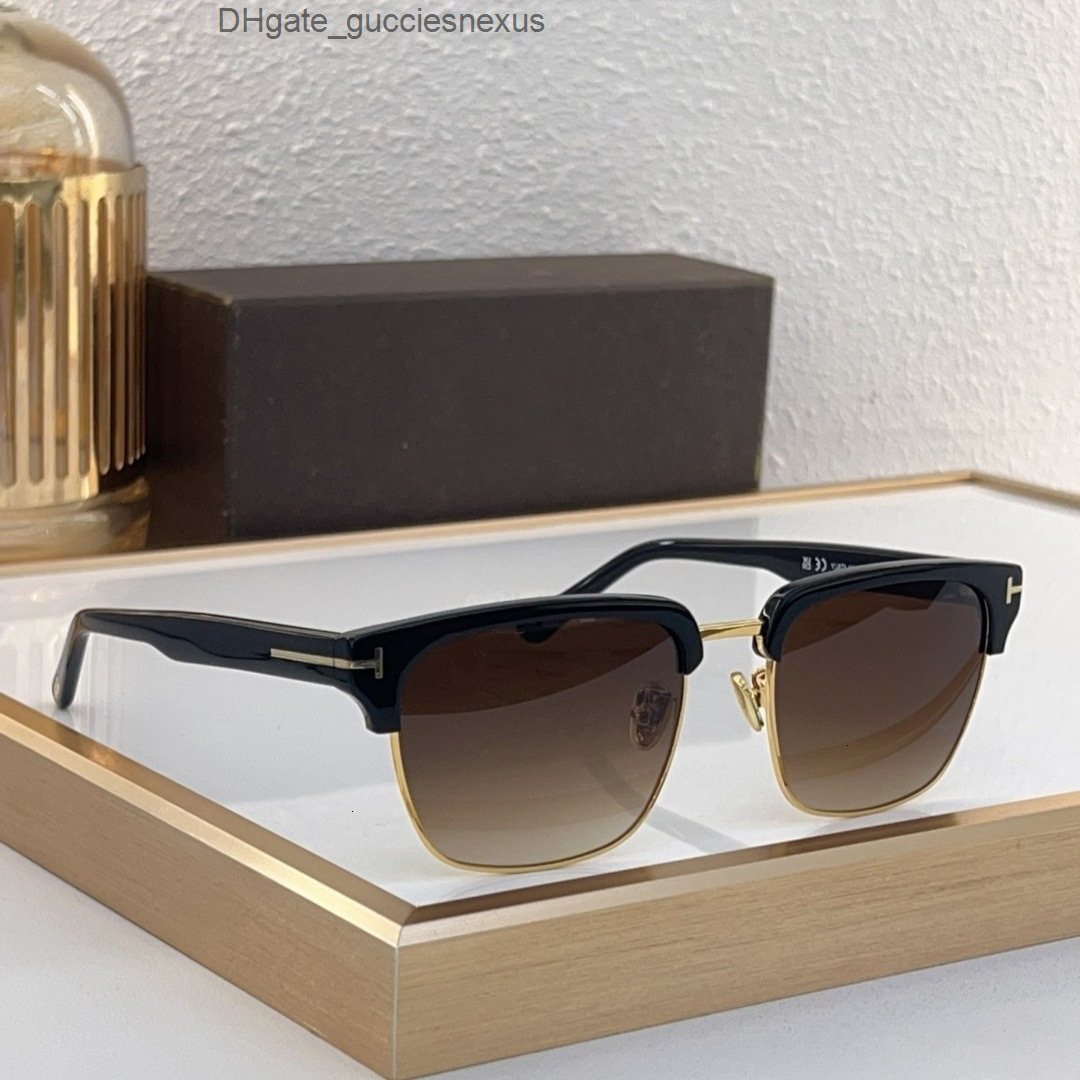 designer sunglasses luxury glasses for men women exclusive trendy brand polarized eyebrow square half frame unisex fashion outdoo TF Tom''Ford''Fordd''Sunglasses OAMK