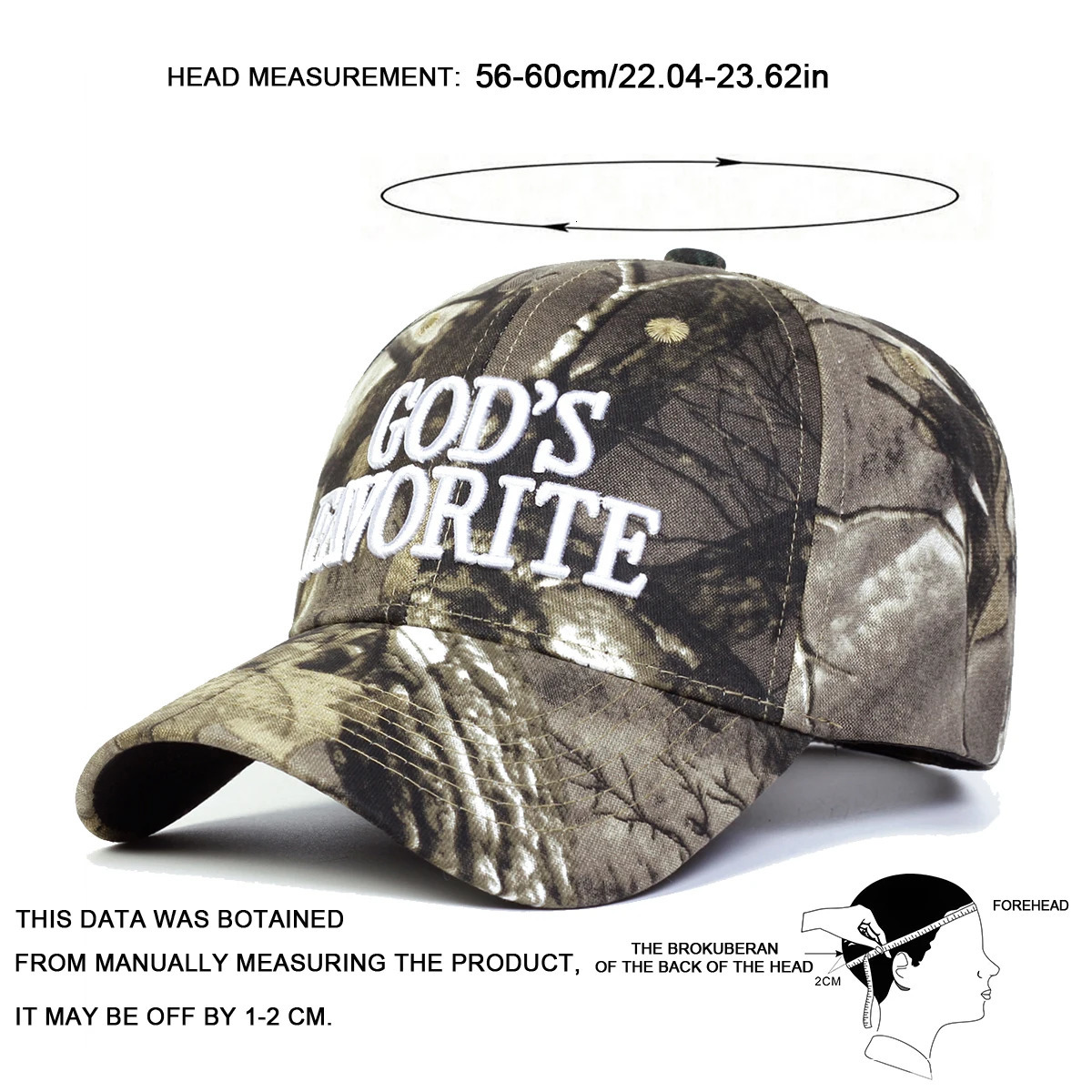 Unisex GODS FAVORITE Letter Embroidery Baseball Caps Outdoor Adjustable Spring and Autumn Casual Sunscreen Hat 250901