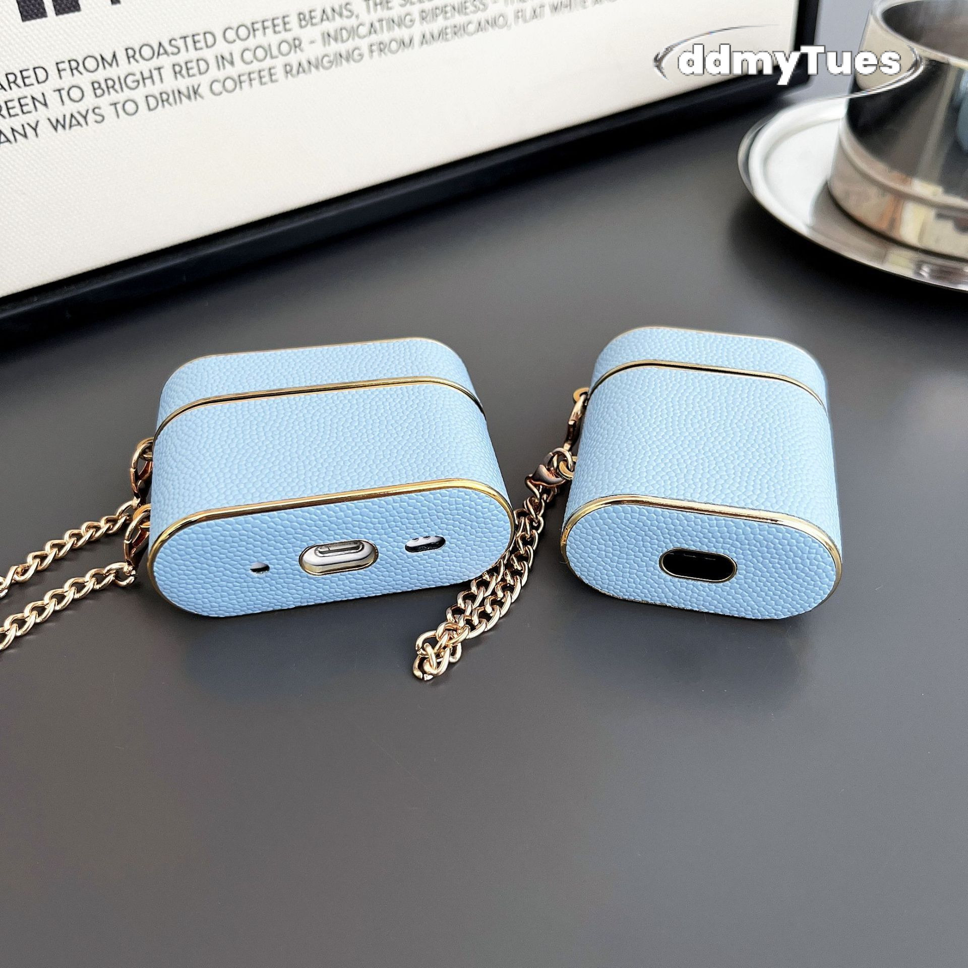 Xiaoxiangfeng Protective Electroplated Leather Apple Case (2/3) - Wireless Bluetooth Chain Earphone Accessories