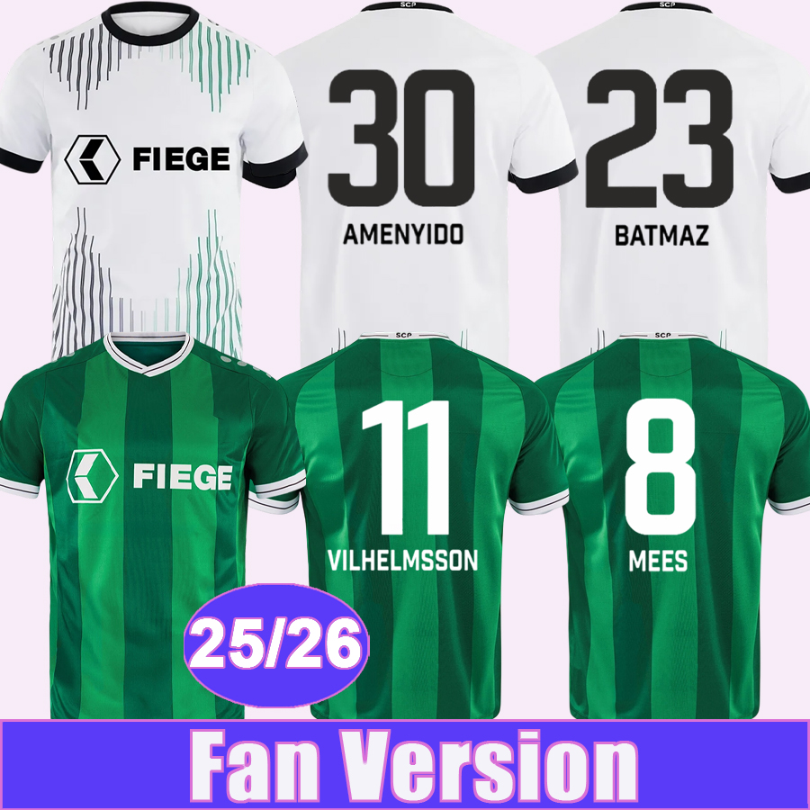 25 26 Maglie Da Calcio Preuben Munstermens Mees Batmaz Amenyido Kirkeskov Paeto…