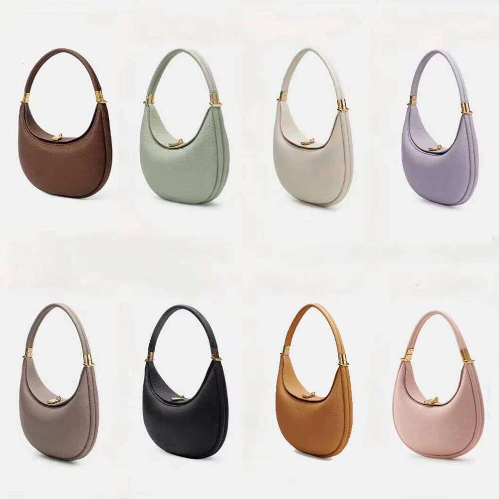 Women's Dumpling Bag Crescent Portable Split Leather Croissants Fashion Diagonal Designer Popular Soft Chest Bags