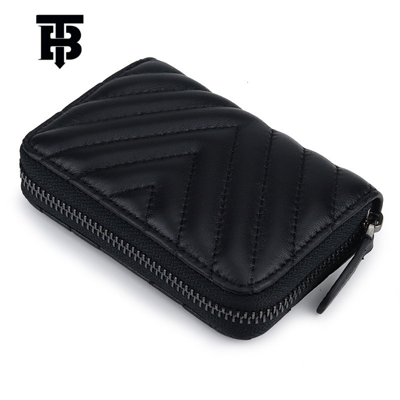 TB BHULAMTE Designer Soft Sheepskin Comprehensive Coin Cardholder Fashionable Embroidered Genuine Leather Bag New Coin Luxury Bag