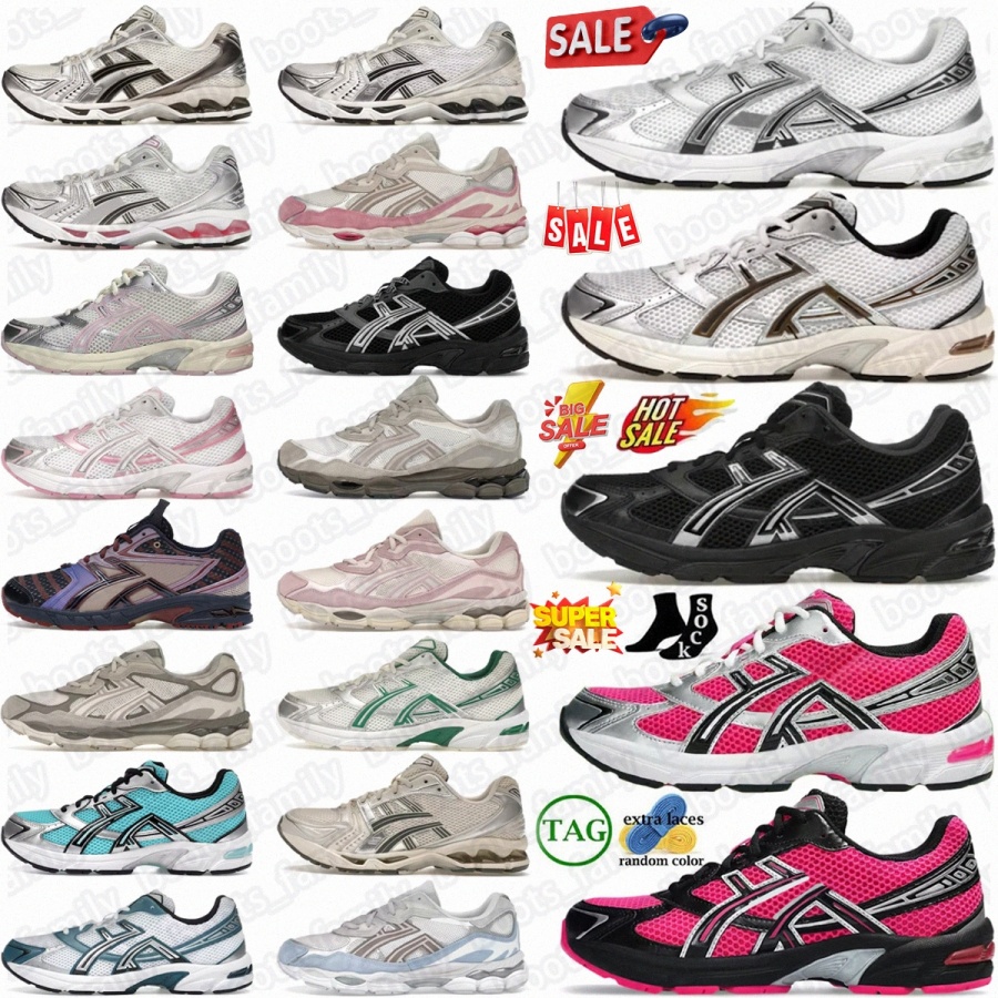 ka yano K14 nyc gels 1130 mens trainers designer running shoes men Women Sliver White Grey Black Pure Silver Clay Canyon Cream Mineral Blkii#