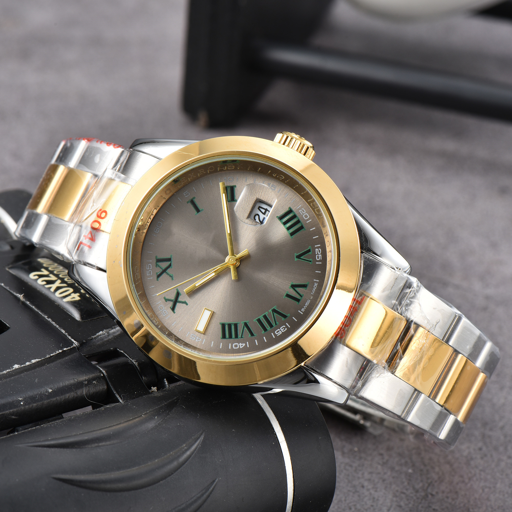 New Mens women OYSTERity PERPETUALity SKY DWELLR Set with diamonds Watches automatic quartz Movement Male Clock Luxury Business Designer Men Wristwatches #201