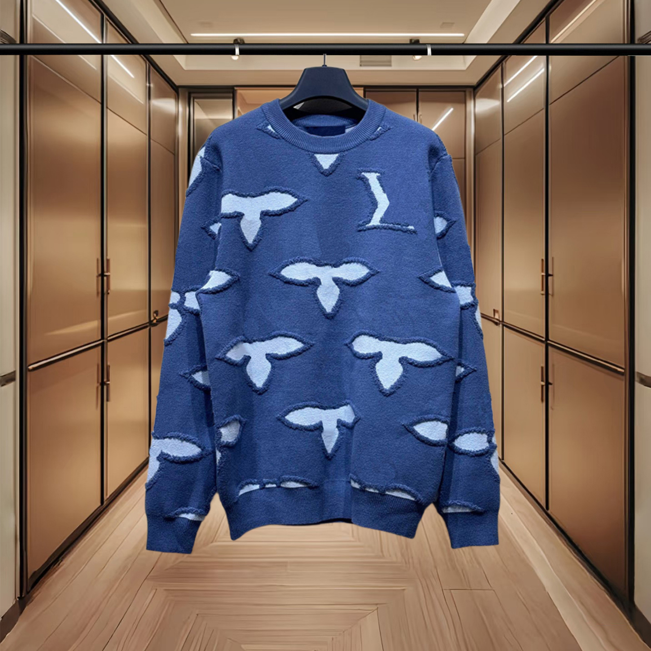 Men sweater designer Men's women's knit sweater men round neck pullover high quality embroidery letter hoodie Men Fashion Knitted tops Men knitted sweater