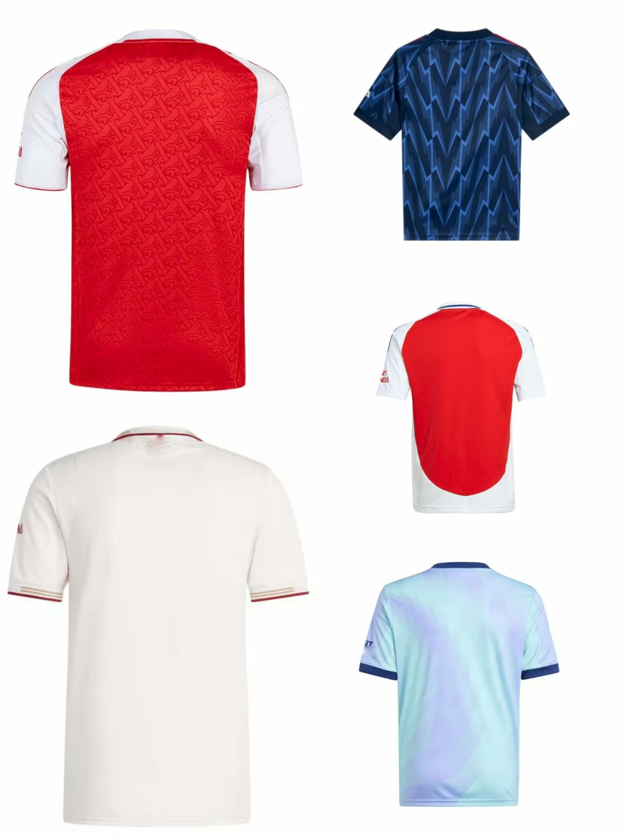 2025-26 Season New Football Adult Short-Sleeve: 7 Saka 8 Odegaard 9 Jesus No. 11 Martinelli Children's Training & Match Kits