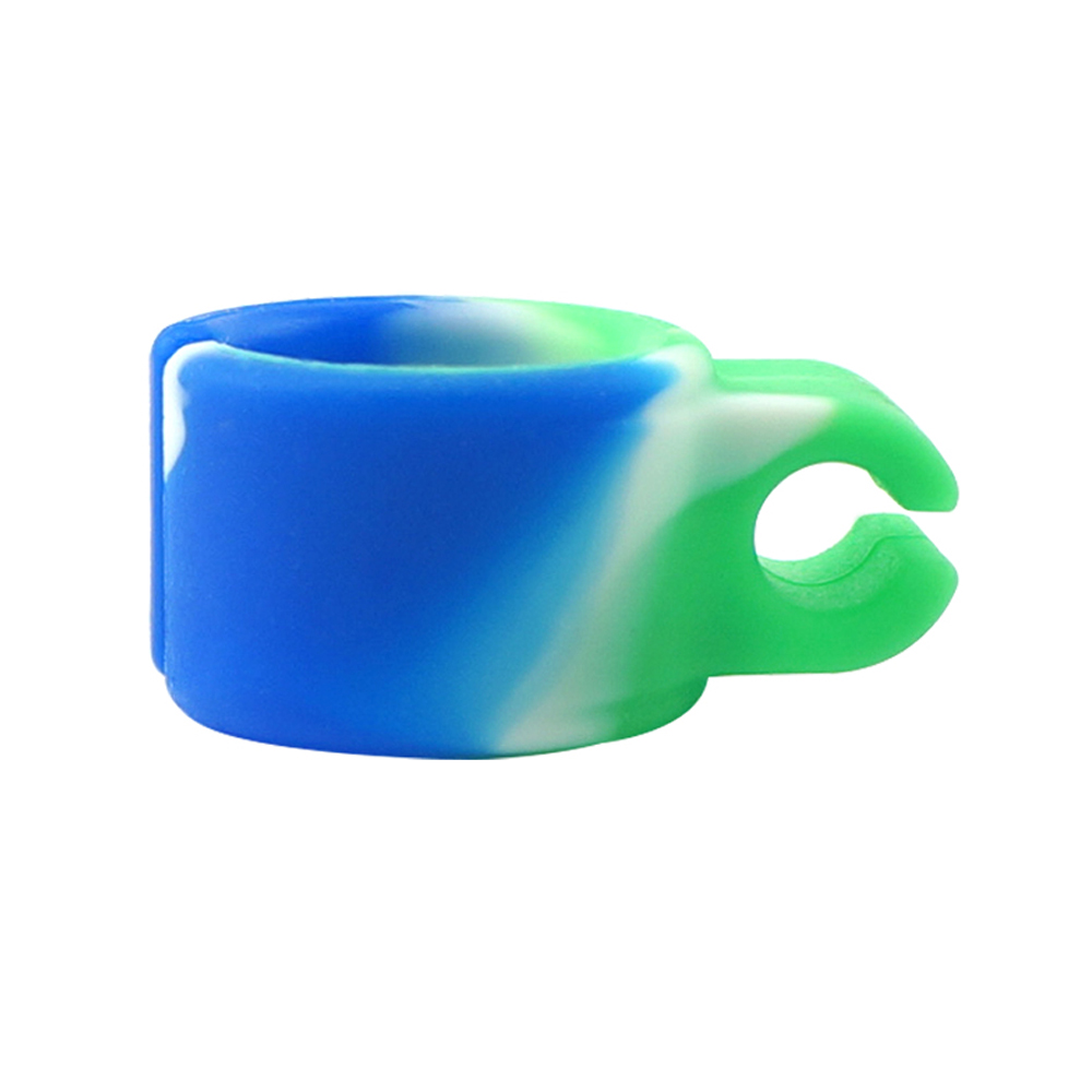 Colorful Silicone Cigarette Holder Ring - Portable, Non-Slip Finger Grip Clip for Smokers | Ideal for Gaming & Daily Use | Lightweight, Tobacco Regula