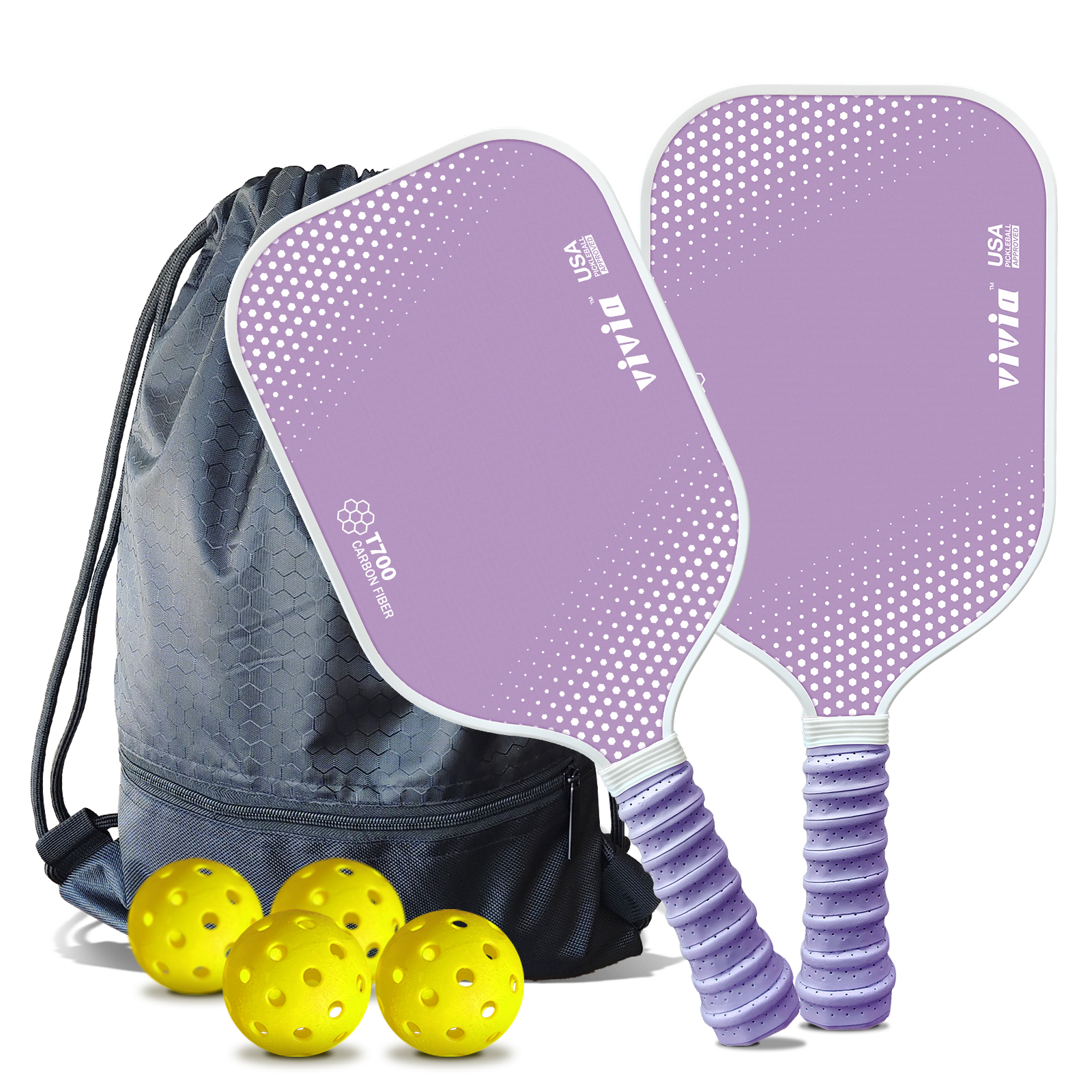 Carbon Fiber Pickleball Paddle with 16mm Polymer Honeycomb Core for Enhanced Power & Control