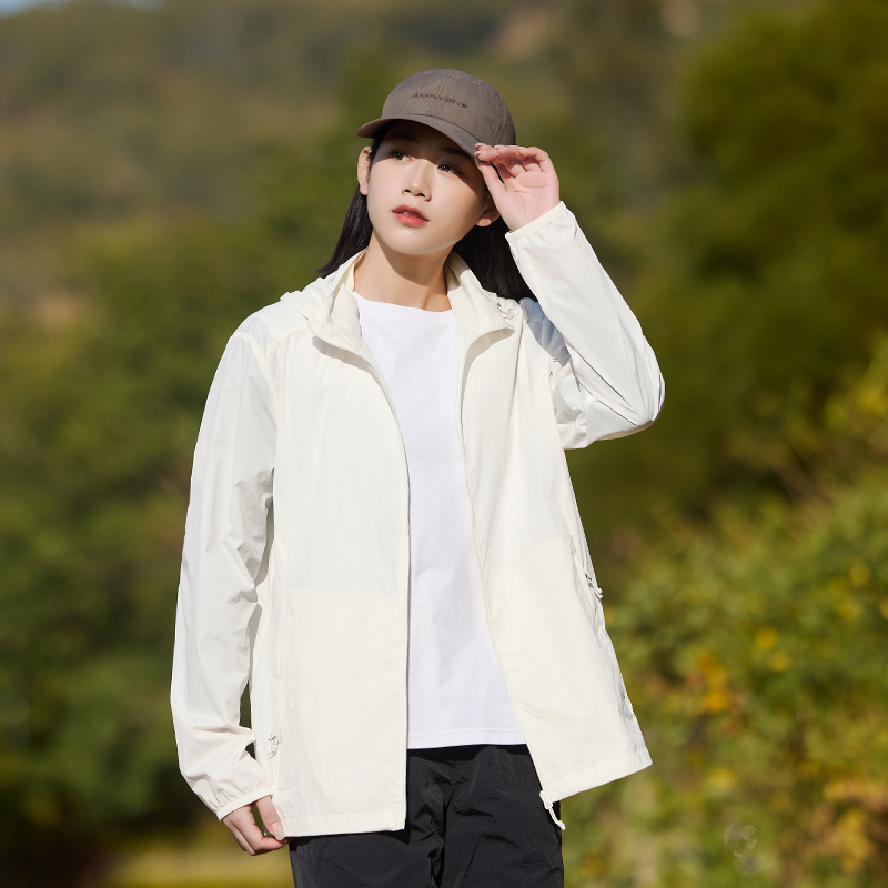 lightweight hooded sunscreen jacket for couples stay cool outdoors