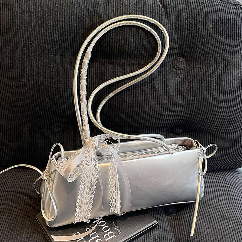Fashionable Niche Simple Ballet Style Underarm Baguette Casual Chic Versatile High-end Single Shoulder Women's Bag