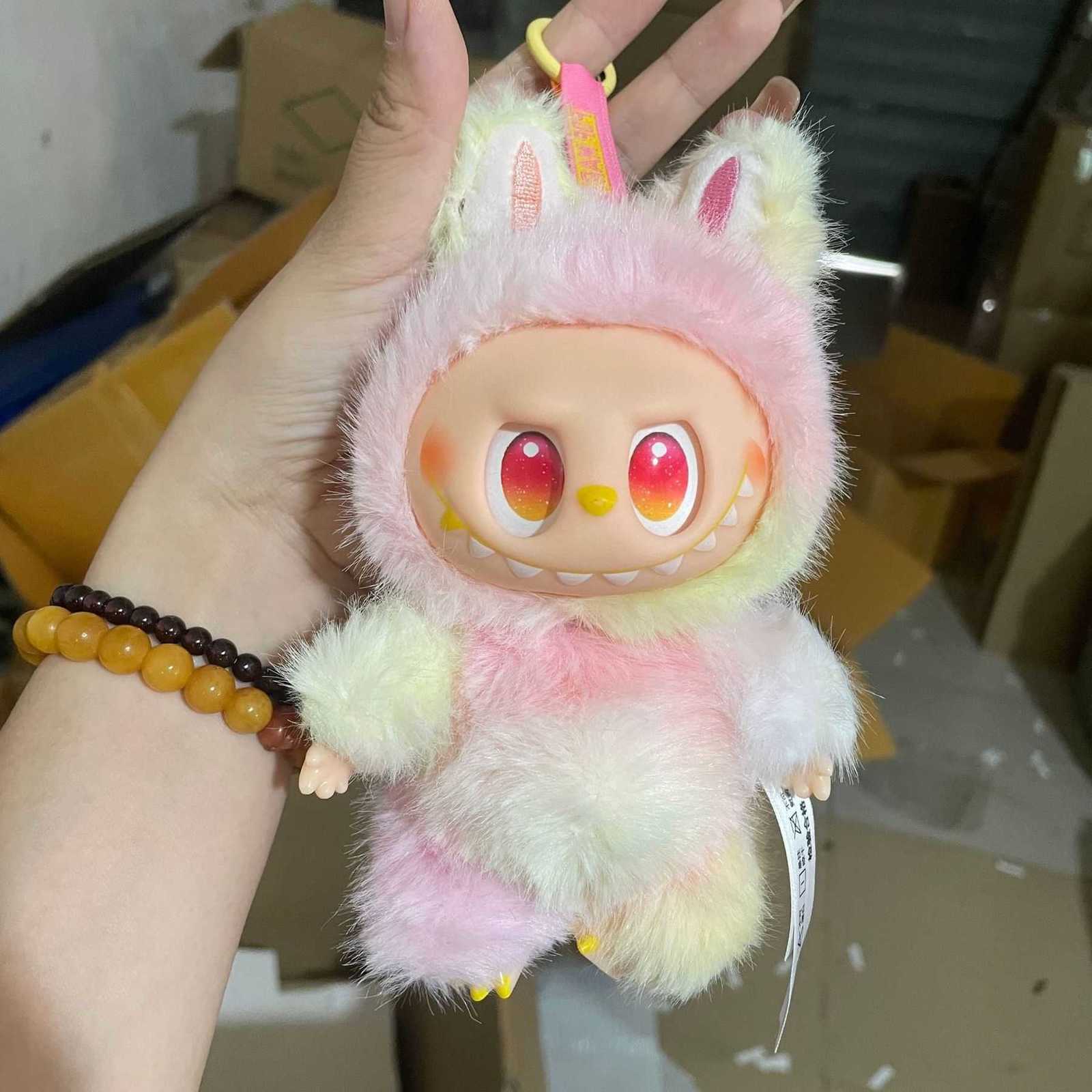 Cross-border new-generation third-generation Motherland version rubbery plush toy pendant novelty item Labubu blind box