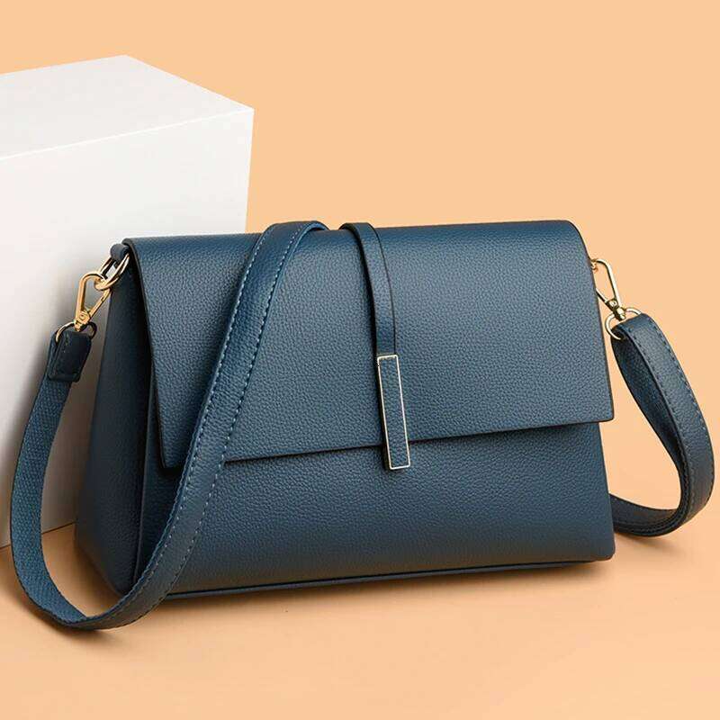 Soft Leather Shoulder Crossbody Bags For Women 2023 Purses And Handbags Designer Fashion Ladies Messenger Bag Sac