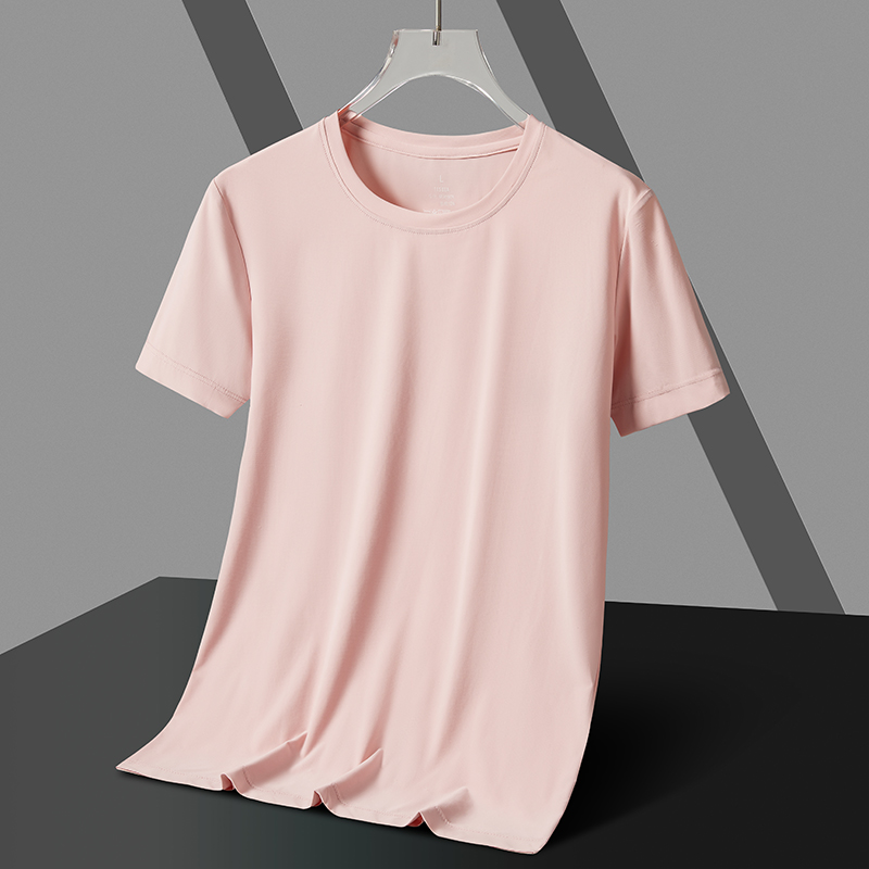 couples ice cold round neck t shirt lightweight breathable moisture wicking for summer comfort